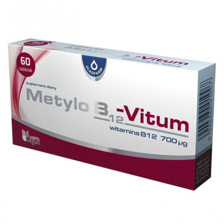 Metylo B12 Vitum tabletki z witaminą B12 700 mcg, 60 szt.