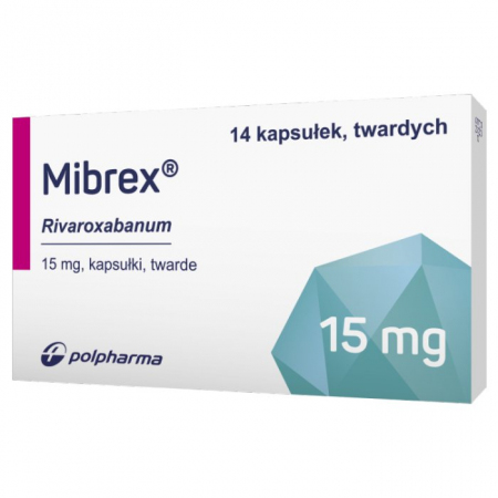 Mibrex 15 mg kapsułki twarde, 14 szt.