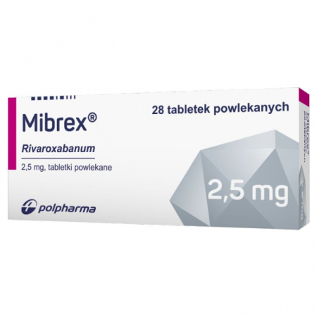 Mibrex 2,5 mg tabletki powlekane, 28 szt.