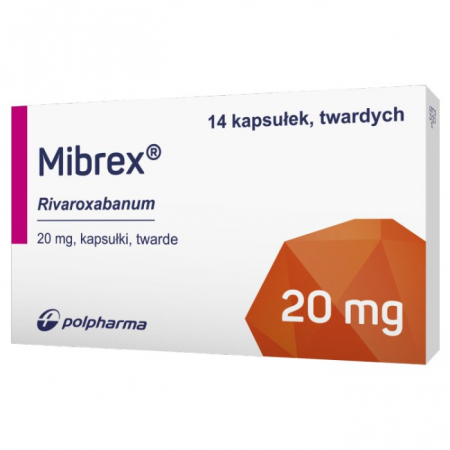 Mibrex 20 mg kapsułki twarde, 14 szt.