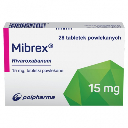 Mibrex 15 mg tabletki powlekane, 28 szt.