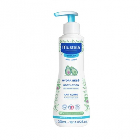 Mustela Hydra Bebe mleczko do ciała nawilżające z organicznym awokado, 300 ml