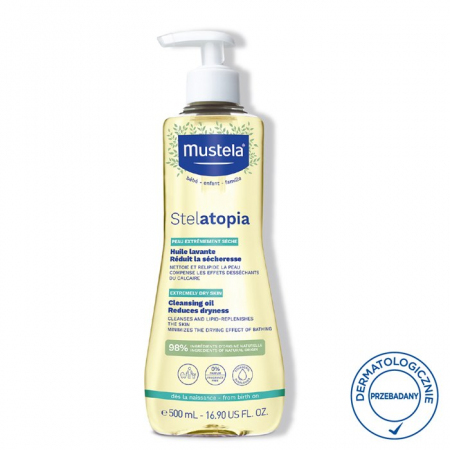 Mustela olejek myjący do skóry atopowej od urodzenia, 500 ml