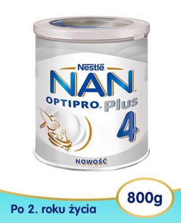 NAN OptiPro Plus 4 Mleko następne 800 g (po 2 roku)