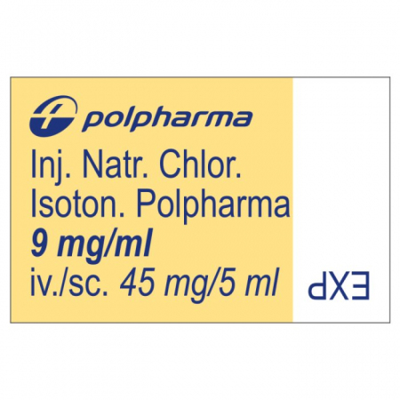 Natrium chloratum 0,9%, 100 ampułek po 5 ml