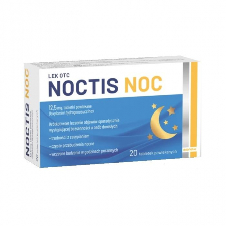 Noctis Noc 12,5 mg tabletki na bezsenność, 20 szt.