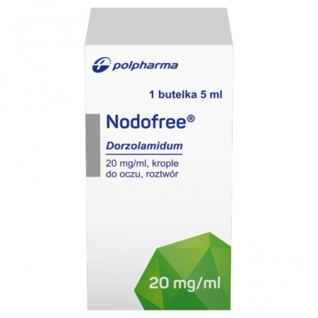 Nodofree 20 mg/ml 1 butelka po 5 ml krople do oczu