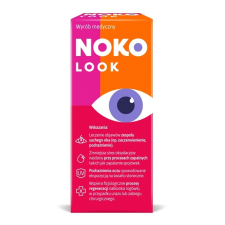 Noko Look krople nawilżające do oczu, 10 ml