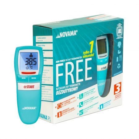 NOVAMA Free Aquamarine termometr bezdotykowy 1 szt.