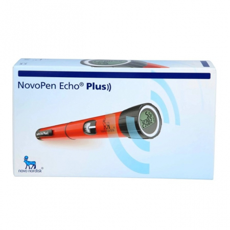 NovoPen Echo Plus wstrzykiwacz do insuliny czerwony, 1 szt.