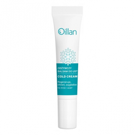 Oillan Cold Cream odżywczy balsam do ust na mróz i wiatr, 15 ml