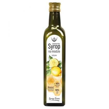 Oleofarm syrop na miodzie z cytryną na odporność, 250 ml