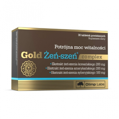 Olimp Gold Żeń-szeń complex tabletki powlekane, 30 szt.