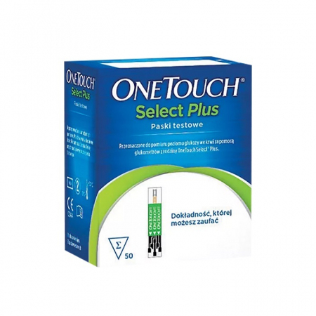 One Touch Select Plus paski testowe do glukometru, 50 szt.