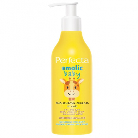 Perfecta Emolic Baby emolientowa emulsja do ciała do 1. dnia, 200 ml