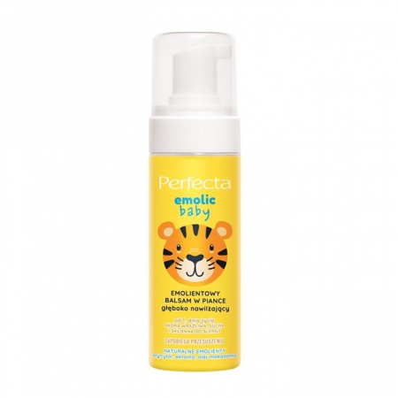 Perfecta Emolic Baby emolientowy balsam w piance nawilżający od 1. dnia, 160 ml