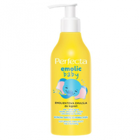 Perfecta Emolient Baby emulsja do kąpieli dla dzieci od 1. dnia, 240 ml