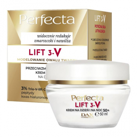 Perfecta Lift 3 V krem przeciwzmarszczkowy 50+ na dzień i na noc, 50 ml