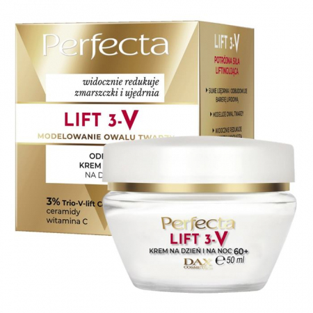 Perfecta Lift 3 V krem przeciwzmarszczkowy 60+ na dzień i na noc, 50 ml