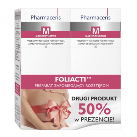 Pharmaceris M Foliacti krem zapobiegający rozstępom, 2 x 150 ml