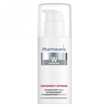 Pharmaceris W Depigment Intense krem rozjaśniający przebarwienia na noc, 50 ml