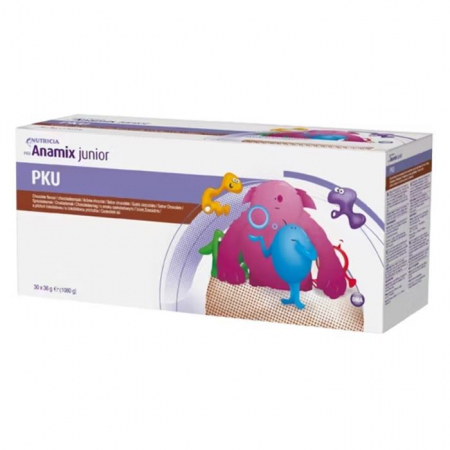 PKU Anamix Junior saszetki z proszkiem o smaku czekoladowym, 36 g x 30 szt.