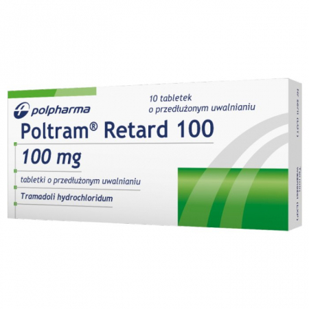 Poltram retard 100 mg 10 tabletek o przedłużonym uwalnianiu