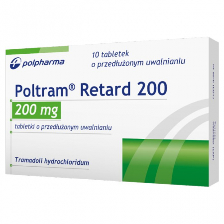 Poltram retard 200 mg 10 tabletek o przedłużonym uwalnianiu