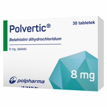 Polvertic 8 mg 30 tabletek