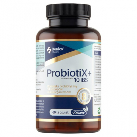 ProbiotiX+ 10 IBS kapsułki probiotyczne na IBS i problemy trawienne, 60 szt.
