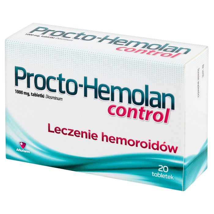 Procto Hemolan Control 1000 Mg 20 Tabletek Hemoroidy Żylaki Leki I Schorzenia Alleccopl 6172