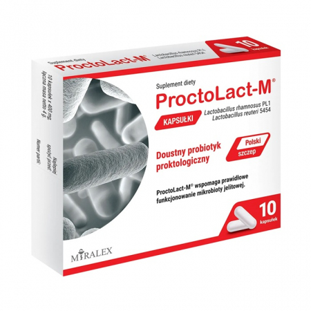 ProctoLact M probiotyk proktologiczny w kapsułkach, 10 szt.