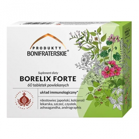 Produkty Bonifraterskie Borelix Forte tabletki powlekane na odporność, 60 szt.