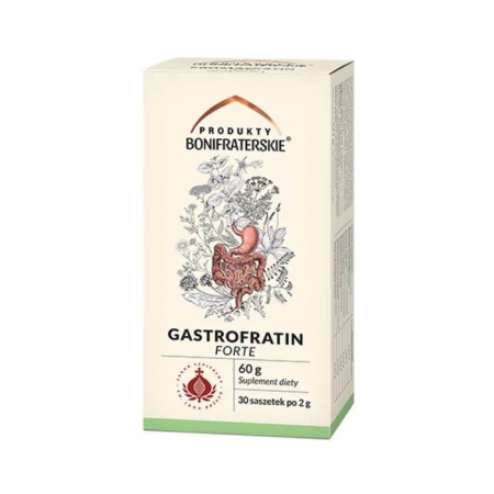 Produkty Bonifraterskie Gastrofratin Forte zioła na trawienie, 60 g