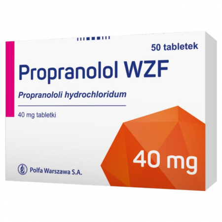 Propranolol 40mg, 50 tabletek