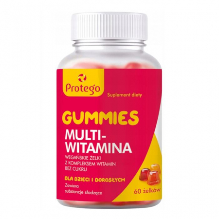 Protego Gummies Multiwitamina żelki dla dzieci i dorosłych, 60 szt.