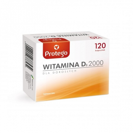 Protego Witamina D3 2000 kapsułki, 120 szt.