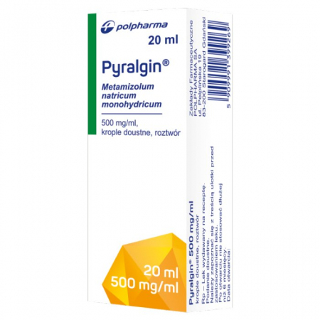 Pyralgin 500mg/ml krople 20 ml