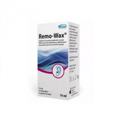 Remo-Wax krople do usuwania woskowiny usznej, 10 ml