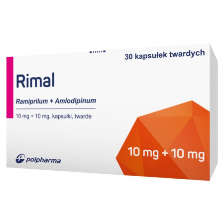 Rimal 10 mg + 10 mg 30 kapsułek twardych