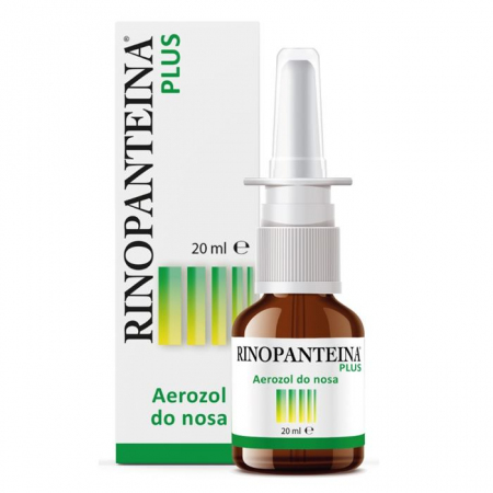 Rinopanteina Plus, aerozol do nosa, na zatoki, 20 ml