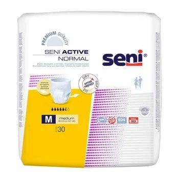 Seni Active Normal Majtki chłonne dla dorosłych rozmiar M 80 - 110 cm, 30 szt.