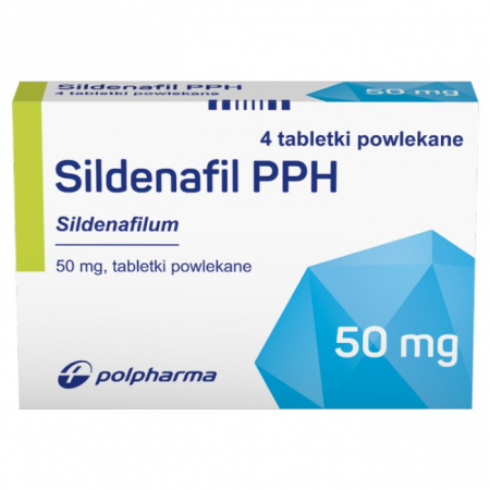 Sildenafil Medana 50 mg, 4 tabletki