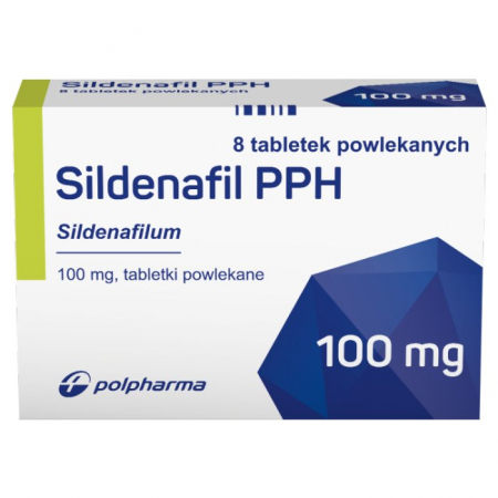 Sildenafil PPH 100 mg 8 tabletek