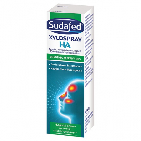 Sudafed XyloSpray HA 0,1% aerozol do nosa 10 ml