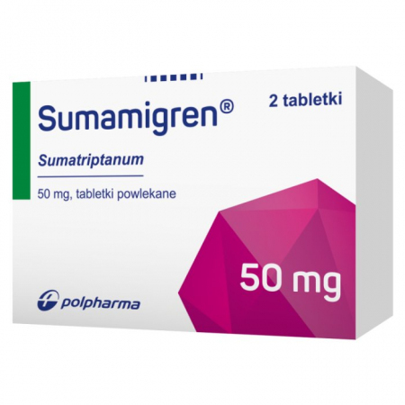 Sumamigren 50 mg 2 tabletki