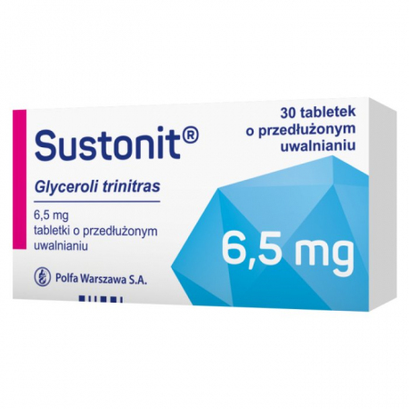 Sustonit 6,5 mg 30 tabletek o przedłużonym uwalnianiu