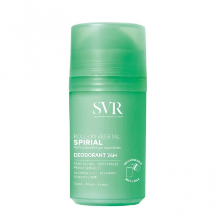 SVR Spirial Vegetal antyperspirant roll-on roślinny, 50 ml