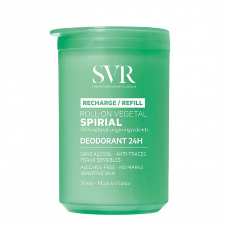 SVR Spirial Vegetal antyperspirant roll-on roślinny uzupełnienie, 50 ml