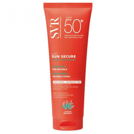 SVR Sun Secure Lait mleczko ochronne do opalania bezzapachowe SPF50+, 250 ml